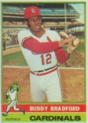1976 Topps Baseball Cards      451     Buddy Bradford